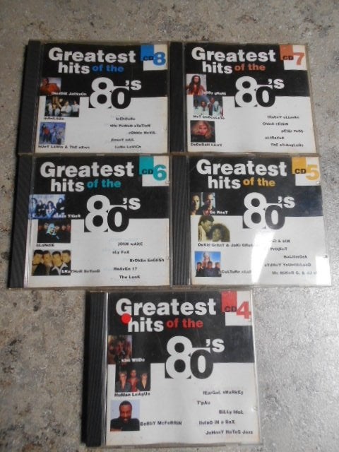 CD's - Greatest hits of the Eightees / 5 voor 5 €, Ophalen of Verzenden, Zo goed als nieuw