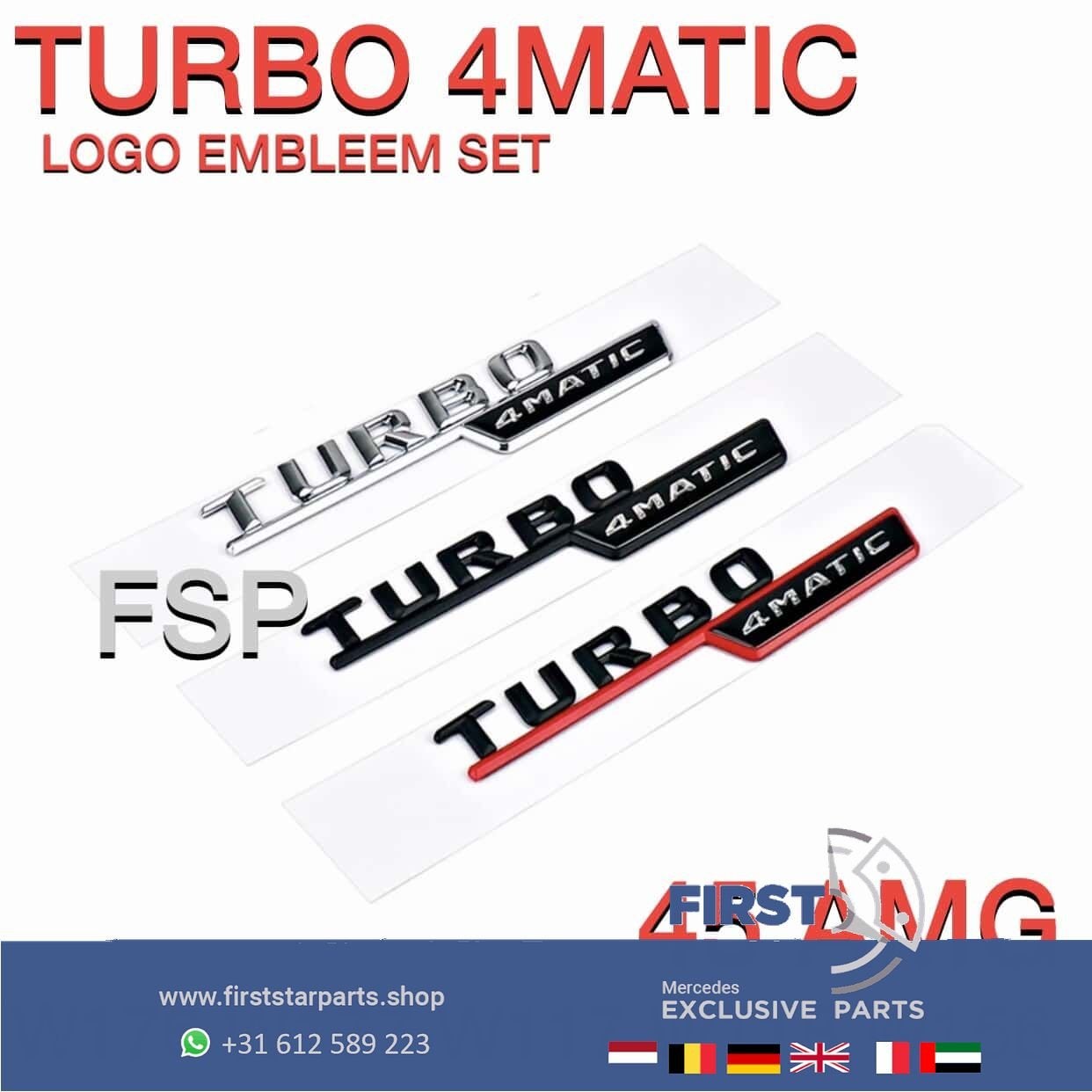 Mercedes A CLA GLA 4 MATIC 35 45 AMG EMBLEMEN SET LOGO LINKS, Utilisé, -, -, Enlèvement ou Envoi
