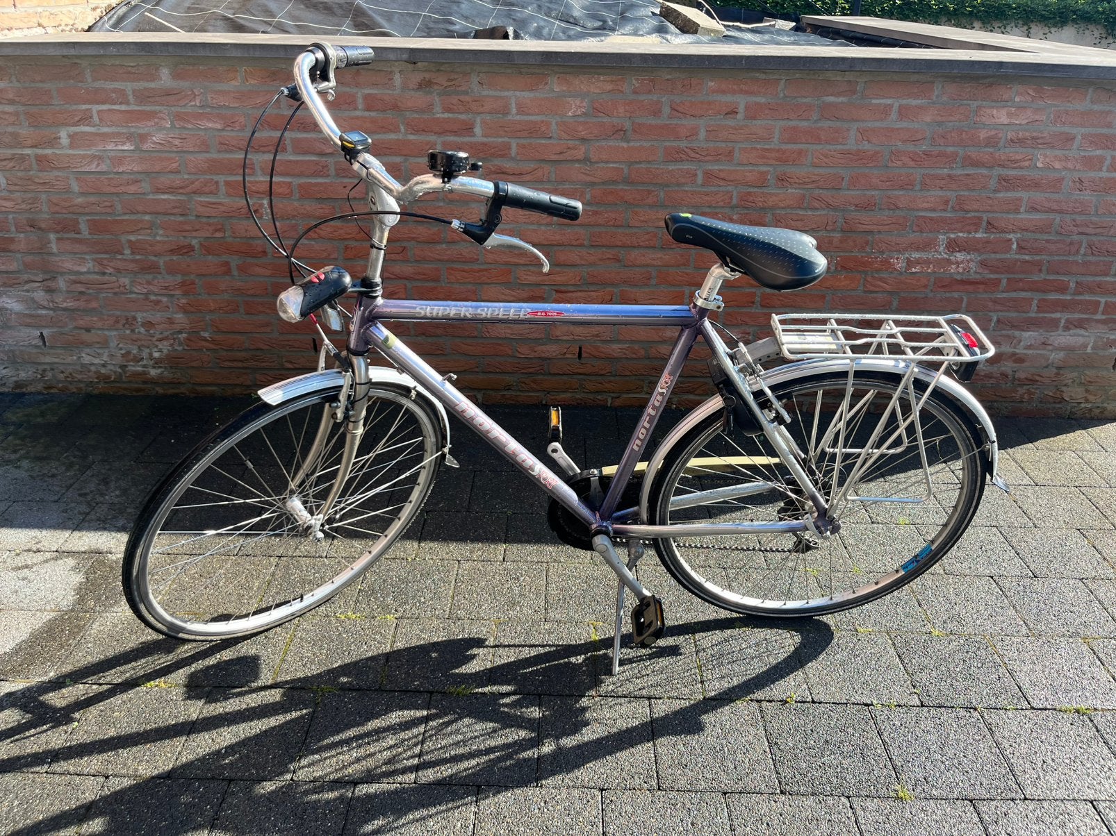 Heren fiets, Ophalen, Gebruikt, Velgrem