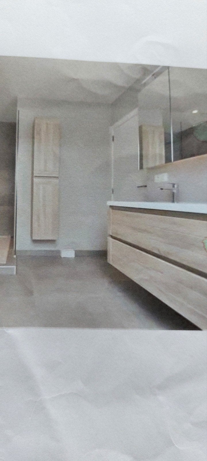 Dubbele lavabo + ondermeubel met 2 grote lades, Enlèvement, Neuf