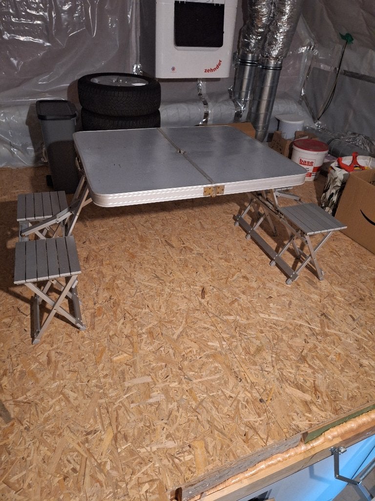 Kampeer tafel alliminium, Ophalen, Gebruikt, Campingtafel