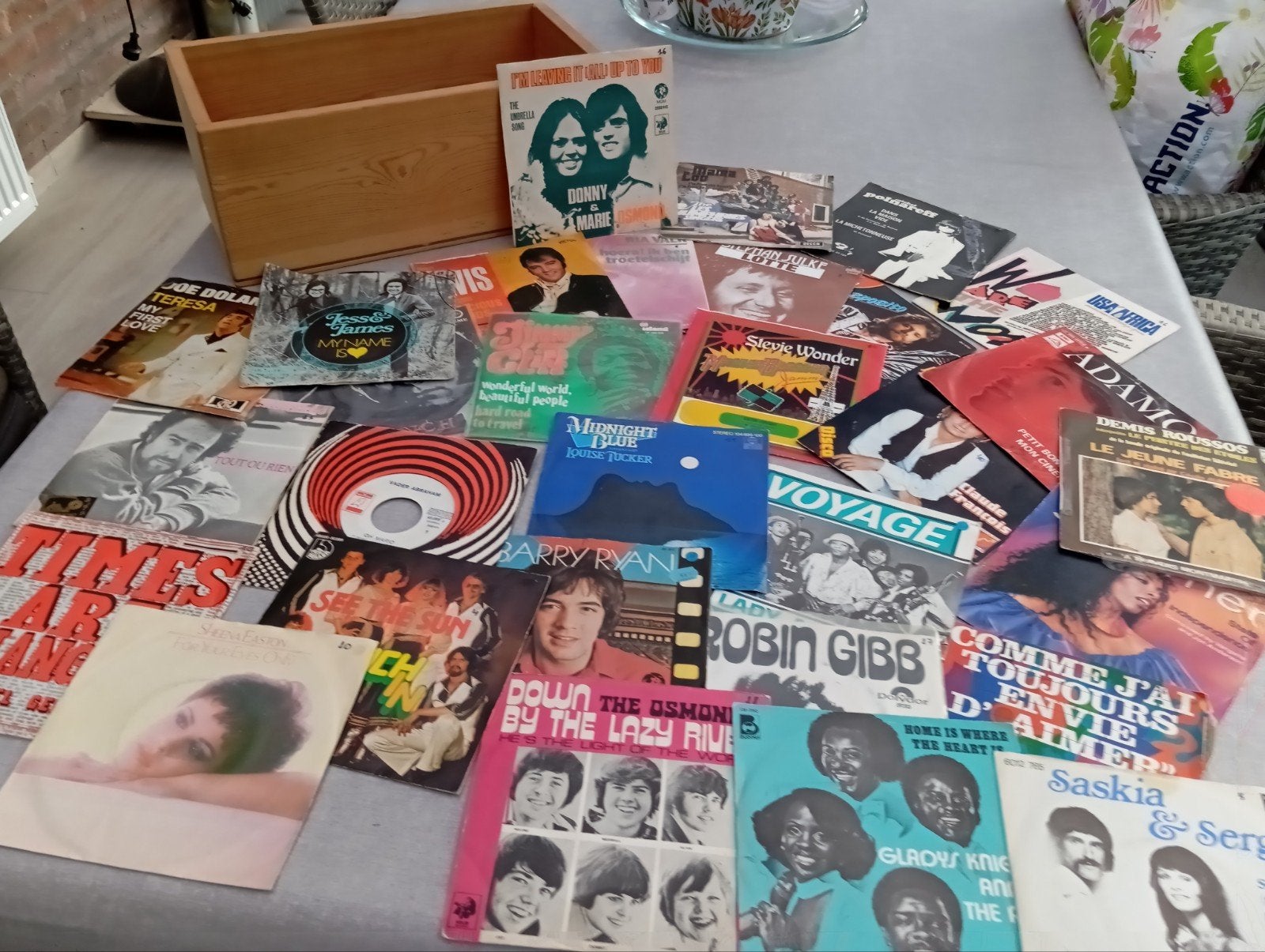 45toeren singles  30stuks, Cd's en Dvd's, Ophalen