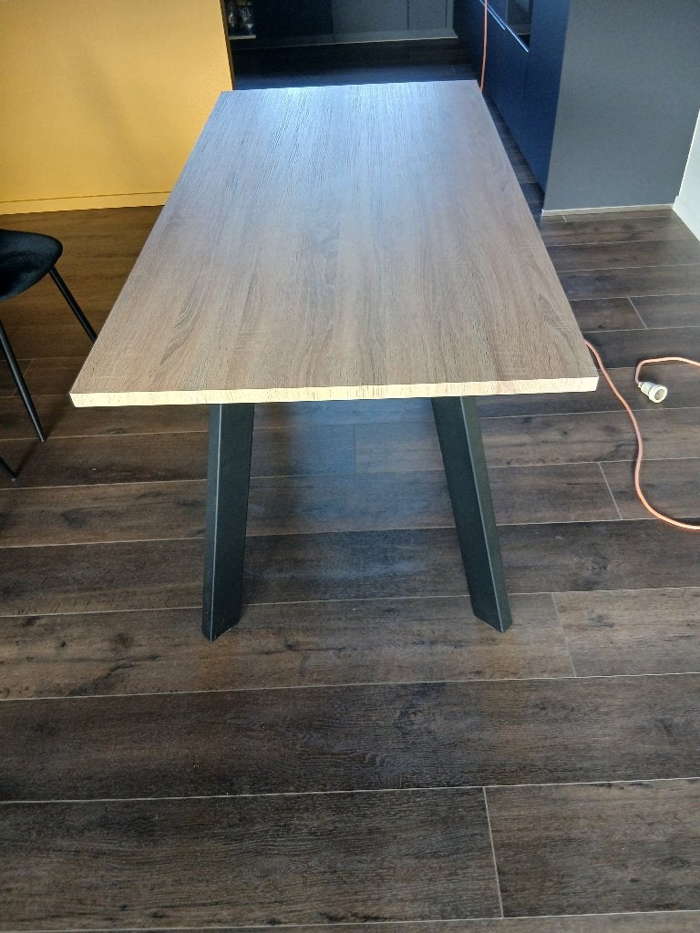 Eettafel, Quatre personnes, 150 à 200 cm, Comme neuf, Enlèvement
