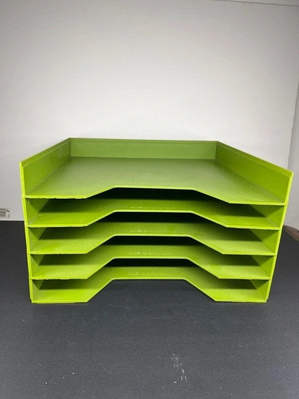 Set 5 groene discofoon lp opbergsysteem houders, Ophalen of Verzenden, Audio en Video