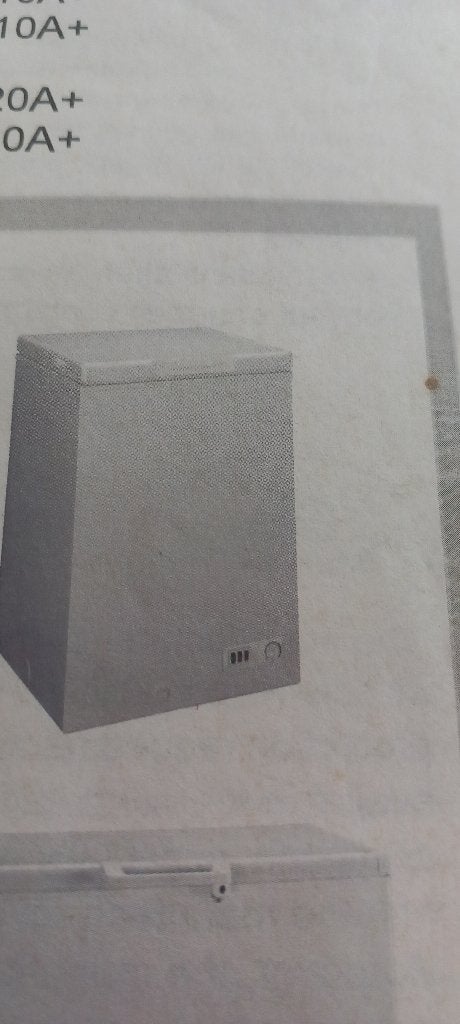 Congélateur coffre 103 L, Gebruikt, Tussenbouw, Energieklasse A of zuiniger, Ophalen