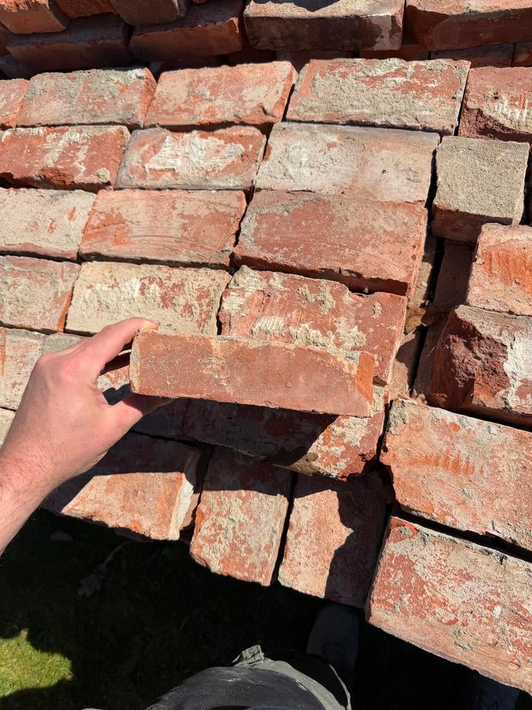 Recup gevelsteen te koop +/- 5.800 st., Doe-het-zelf en Bouw, Ophalen, Gebruikt, Bakstenen