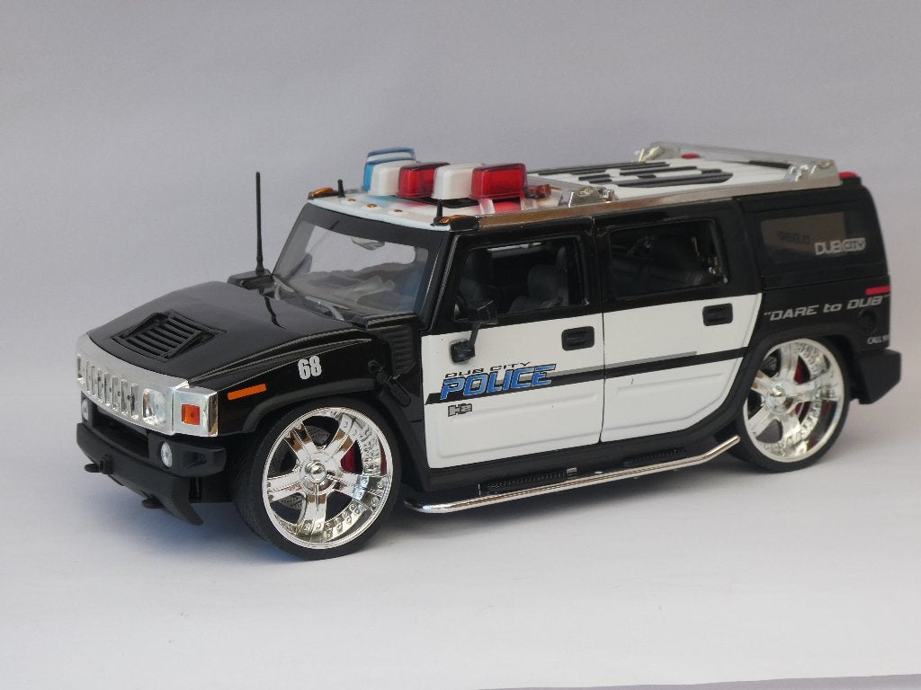 Hummer H2 2003 - JadaToys 1/18, Ophalen, Auto, Overige merken