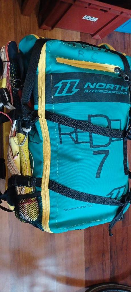 NORTH rebel 7m met bar, Ophalen, Gebruikt, 7 m², Kite