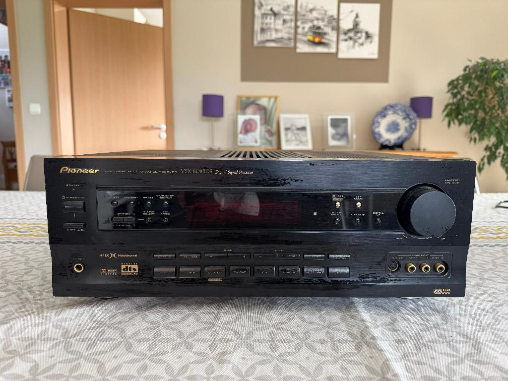Ampli Pioneer audio-vidéo 5.1 VSX-808RDS, Audio, Tv en Foto, Versterkers en Ontvangers, Ophalen, Zo goed als nieuw, Pioneer, 120 watt of meer