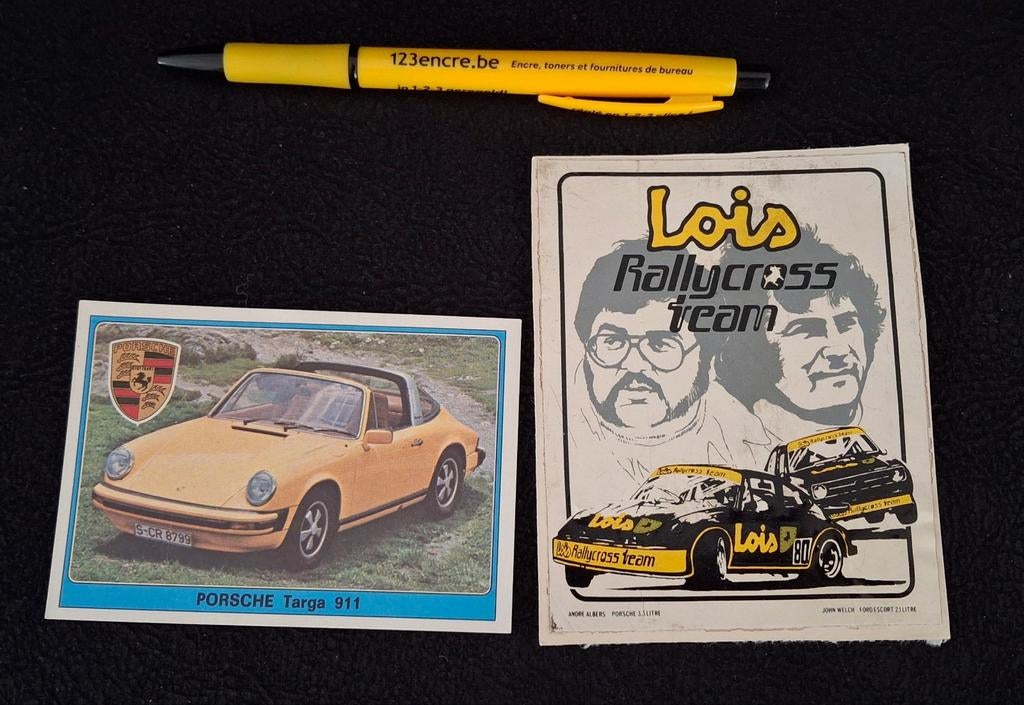 Lot stickers Porsche Ford Escort Lois autorally team, Ophalen of Verzenden, Zo goed als nieuw, Auto of Motor