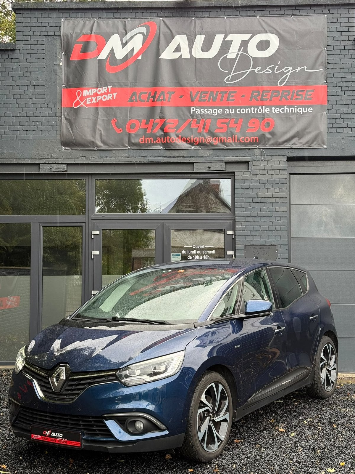Renault Scénic éditon BOSE 2018 automatique, Auto's, Automaat, Blauw, Leder, Bedrijf
