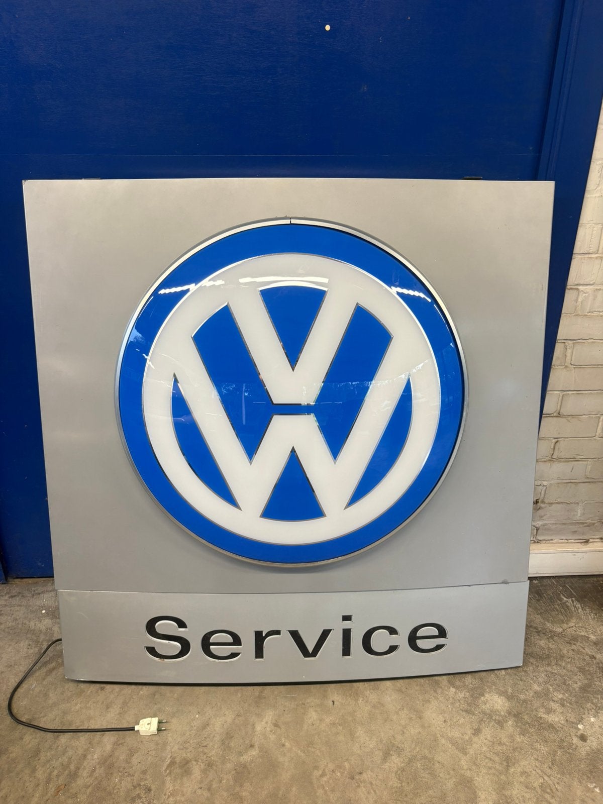 Enseigne vw lumineuse, Enlèvement, Comme neuf, Table lumineuse ou lampe (néon)