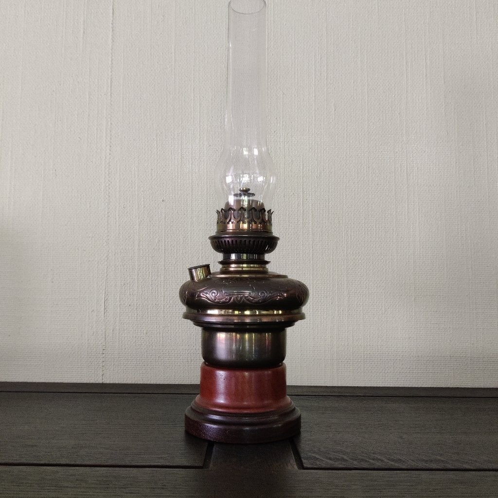 Antieke olielamp, Antiek en Kunst, Ophalen