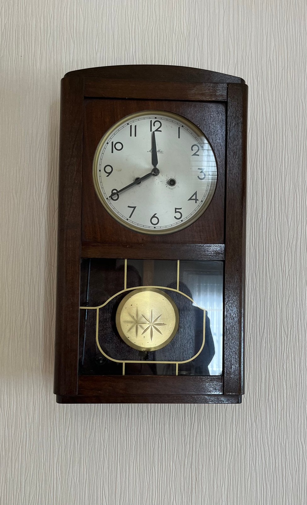 Mooie antieke houten klok, Ophalen