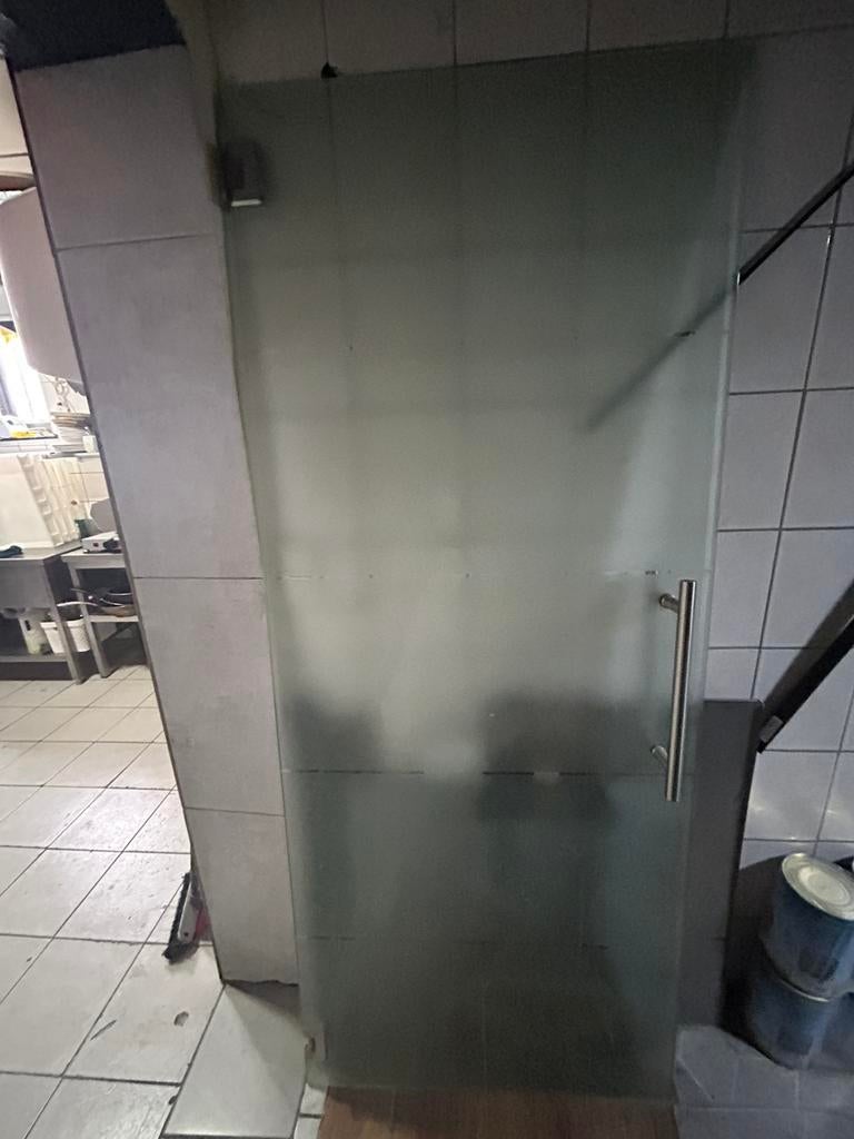 Porte en verre 2m/83cm, Maison & Meubles, Enlèvement ou Envoi, Comme neuf