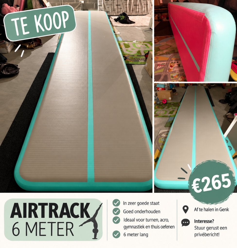 Airtrack, Ophalen, Zo goed als nieuw, Materiaal