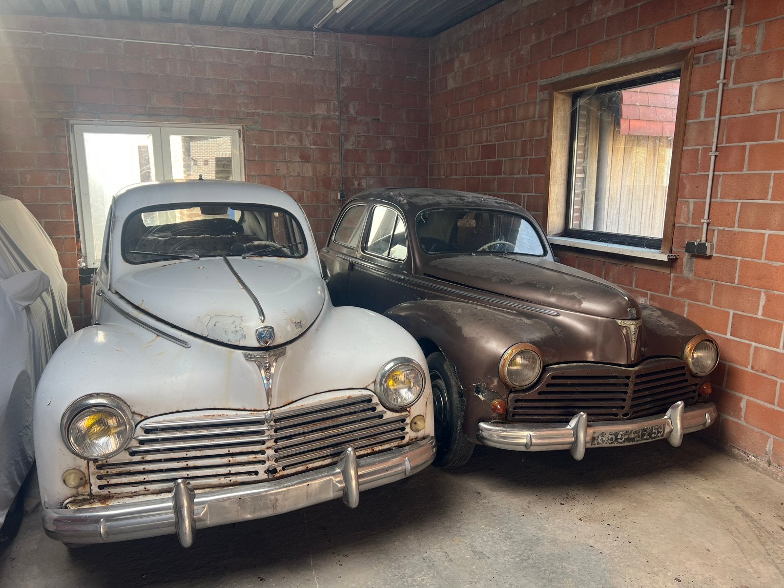 2x Peugeot 203 oldtimer project van 1959., Auto's, Oldtimers, Particulier, Peugeot, Ophalen