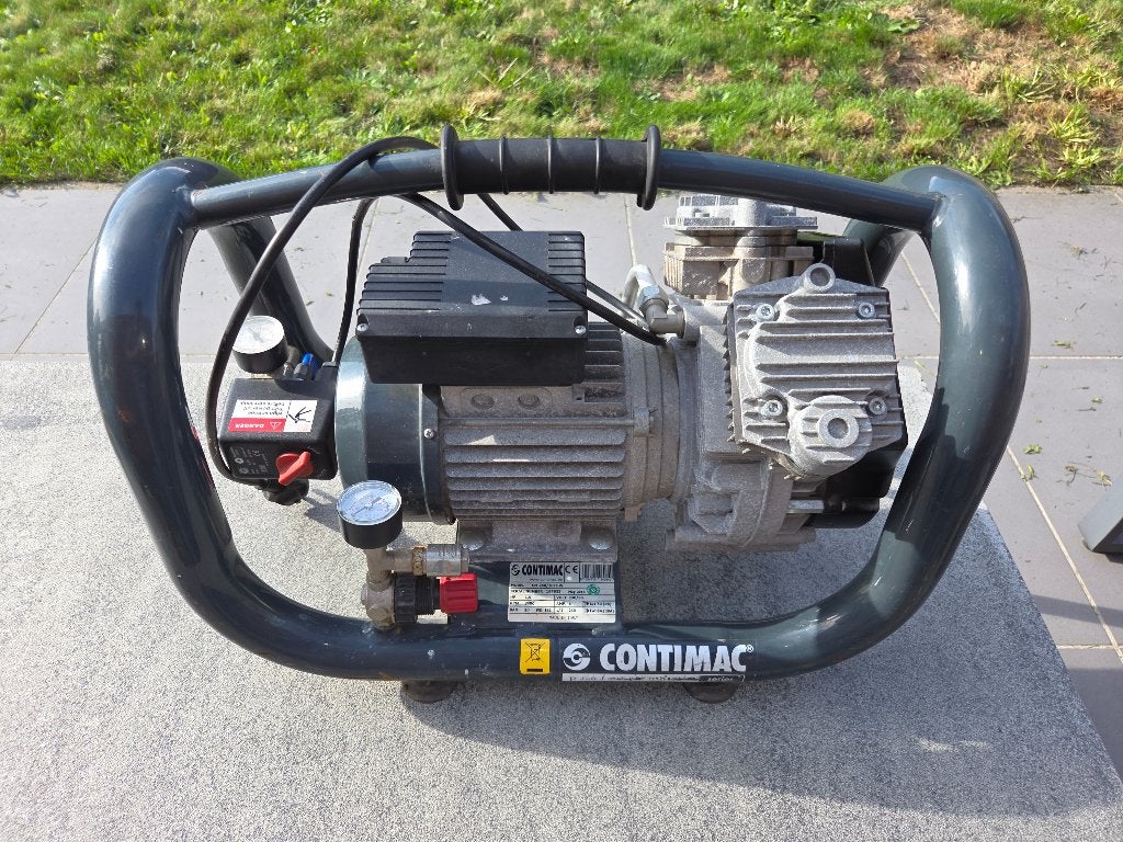 Contimac Cm 240/10/5 Zuigercompressor, Doe-het-zelf en Bouw, Ophalen, Gebruikt, 6 tot 10 bar, 200 tot 400 liter/min