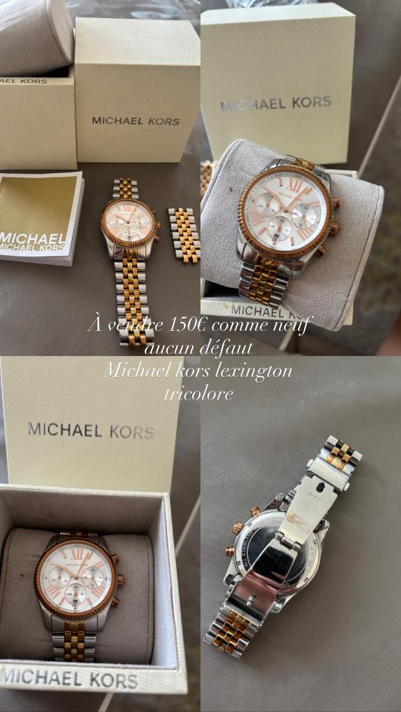 Michael Kors driekleurig horloge, Ophalen, Zo goed als nieuw, Polshorloge, Overige merken