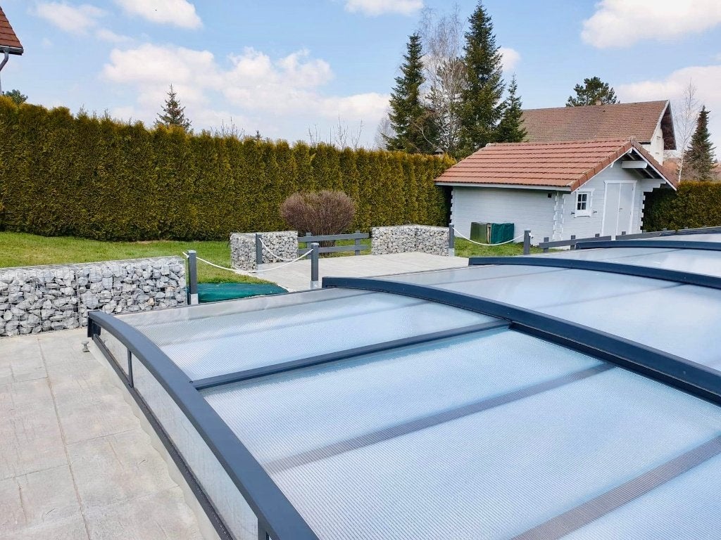 Abri bas télescopique, Jardin & Terrasse, Enlèvement ou Envoi, Neuf, Couverture de piscine