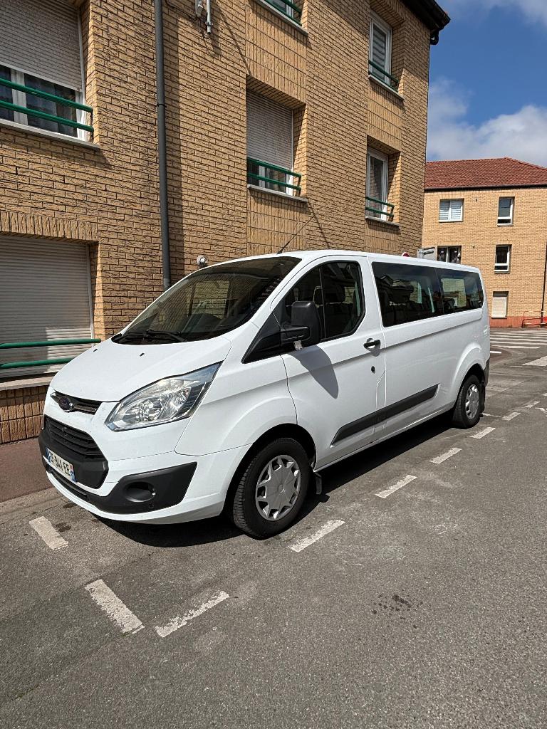 Ford Transit Custom 2.0tdci eco blue 9places 2016 euro 6, Autos, Achat, Euro 6, Entretenue par le concessionnaire, 5 portes