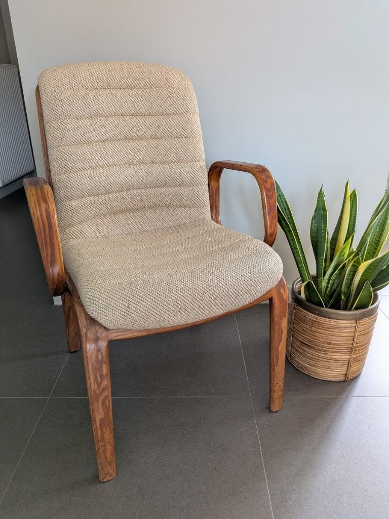 Fauteuil Albert Stoll vintage pour Giroflex, Enlèvement, Utilisé, Tissus