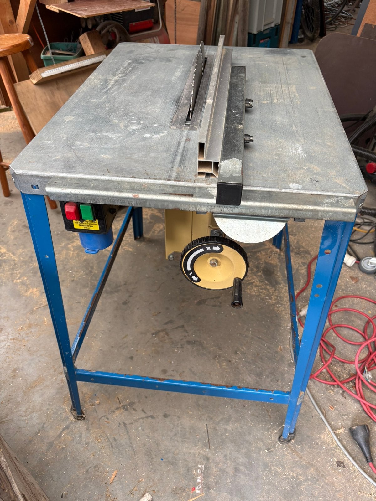 Zaagtafel Scheppach TKU, Ophalen, Zo goed als nieuw