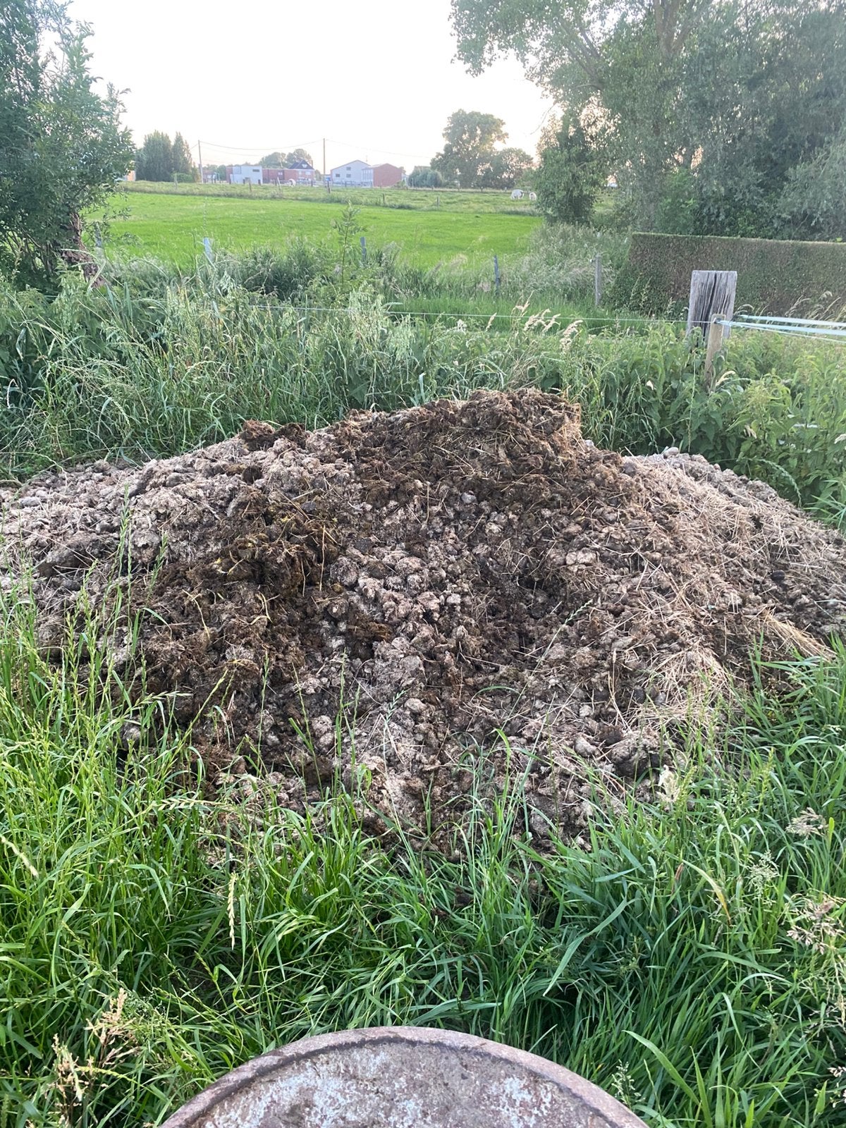 PURE paardenmest GRATIS!!!, Jardin & Terrasse, Terre & Fumier, Enlèvement ou Envoi, Fumier