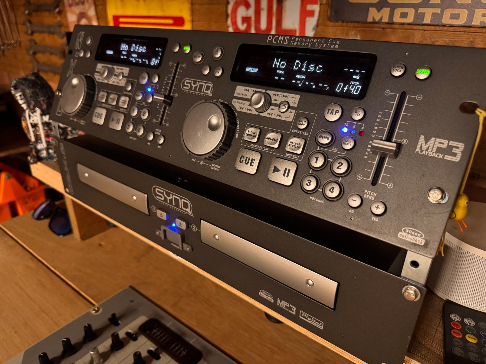 Dubbele cd pitch control mp3, Ophalen, Zo goed als nieuw