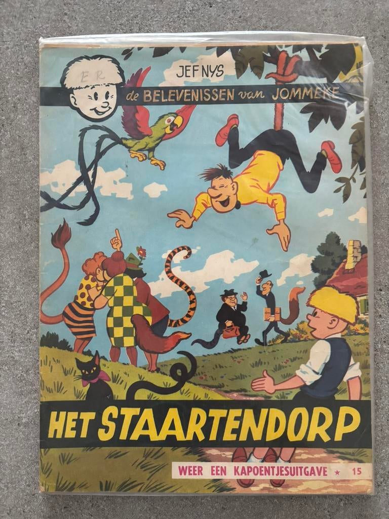 Oude strip Jommeke - Het staartendorp, Ophalen, Zo goed als nieuw