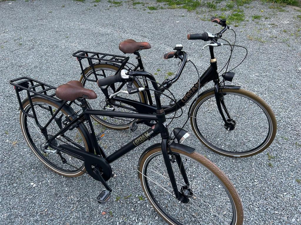 L’avenir Koppelfietsen heren, damesfiets, Vélos & Vélomoteurs, Enlèvement, Comme neuf, Vitesses