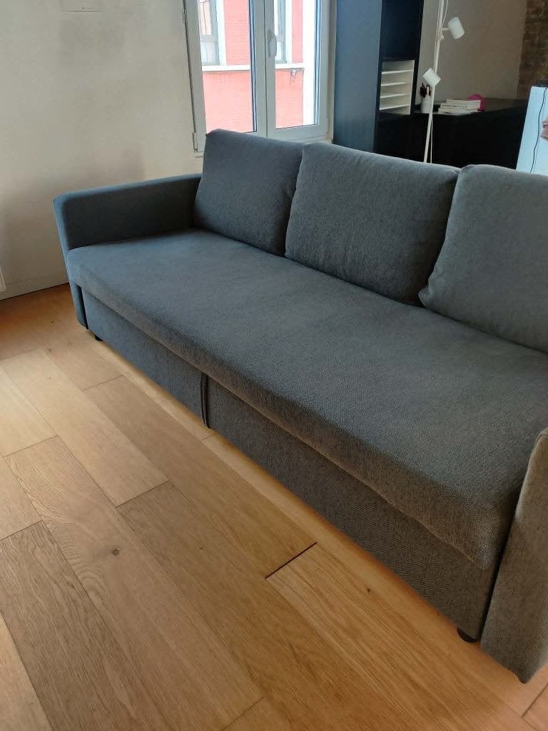 Zetel, Maison & Meubles, Canapés | Salons, Utilisé, Banc droit, Trois personnes, 200 à 250 cm, 100 à 125 cm, Tissus, Enlèvement