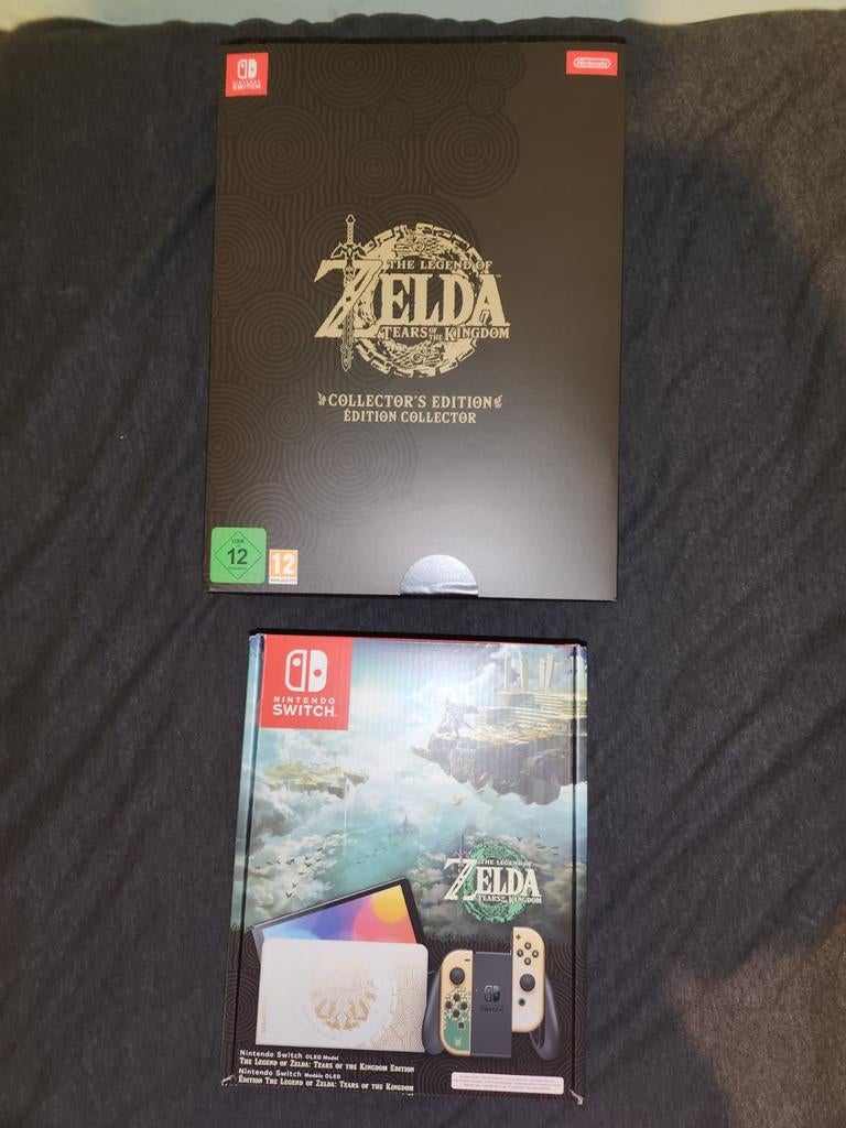 Nintendo Switch OLED Zelda Totk Editie + Collector's edition, Consoles de jeu & Jeux vidéo, Consoles de jeu | Nintendo Switch