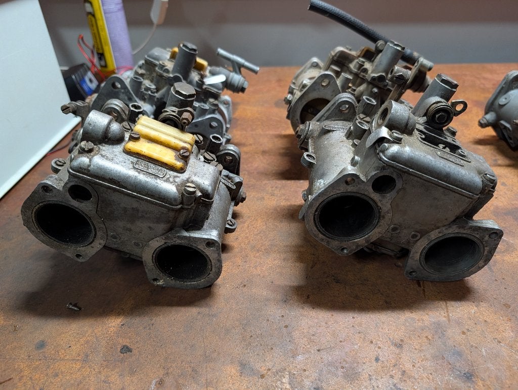2 sets Dellorto DHLA40G carburateurs, Ophalen of Verzenden, Gebruikt, Alfa Romeo