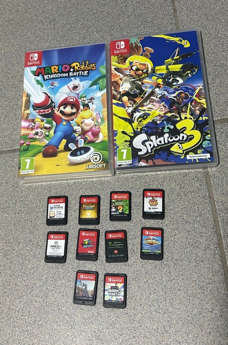 Pakket van 12 Nintendo Switch Games, Ophalen, Zo goed als nieuw, Overige genres, Vanaf 7 jaar