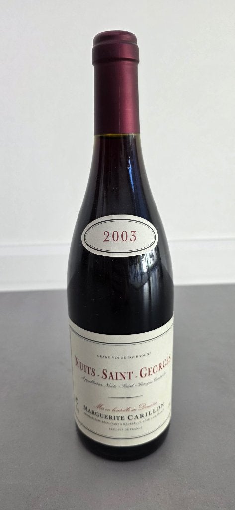 Nuits-Saint-Georges, Marguerite Carillon, 2003, Verzamelen, Wijnen, Ophalen, Frankrijk, Rode wijn
