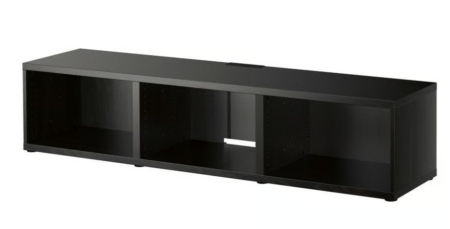 Meuble TV Besta brun-noir, Huis en Inrichting, Kasten |Televisiemeubels, Ophalen, Kunststof, 150 tot 200 cm, Nieuw
