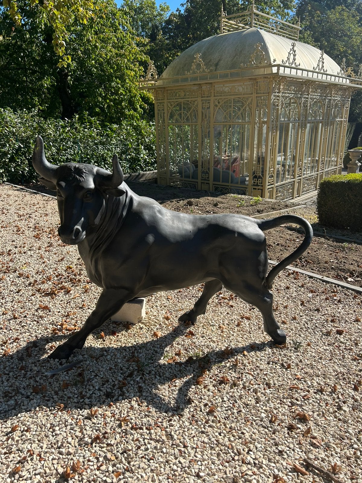Stier decoratief stuk, Tuin en Terras, Ophalen of Verzenden