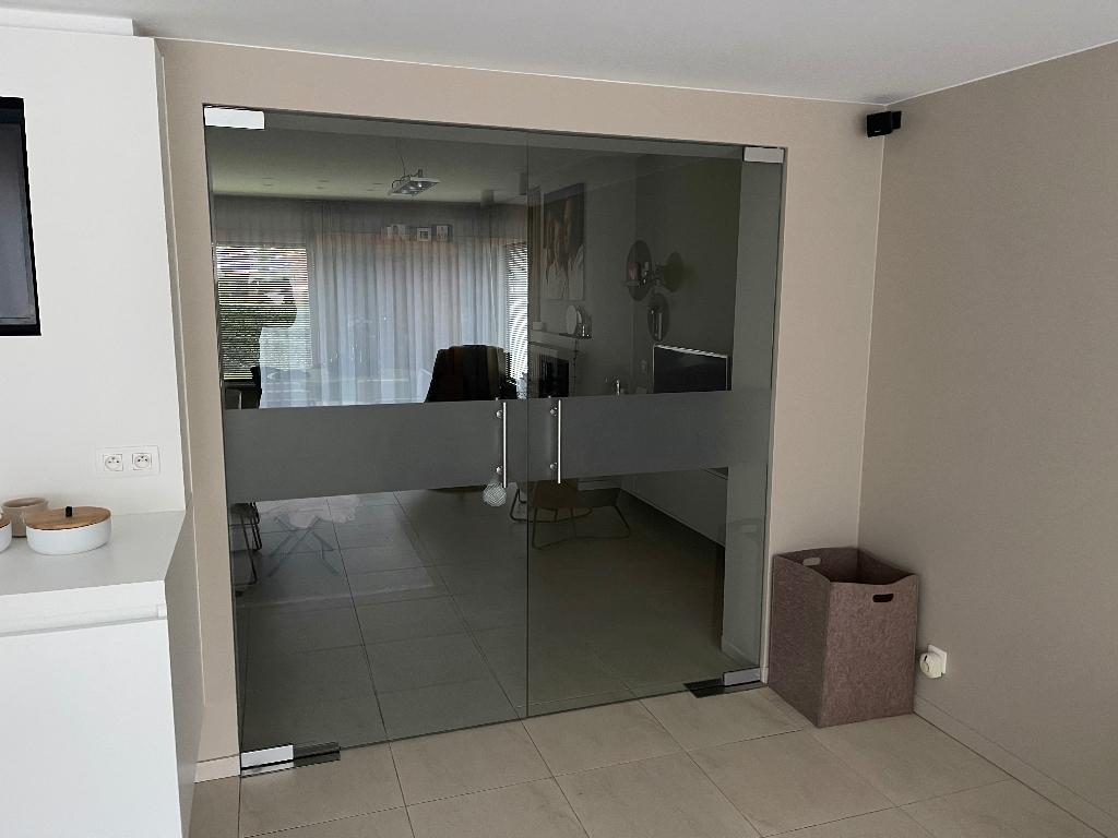 Glazen deuren, Ophalen, Gebruikt, 80 tot 100 cm, Binnendeur