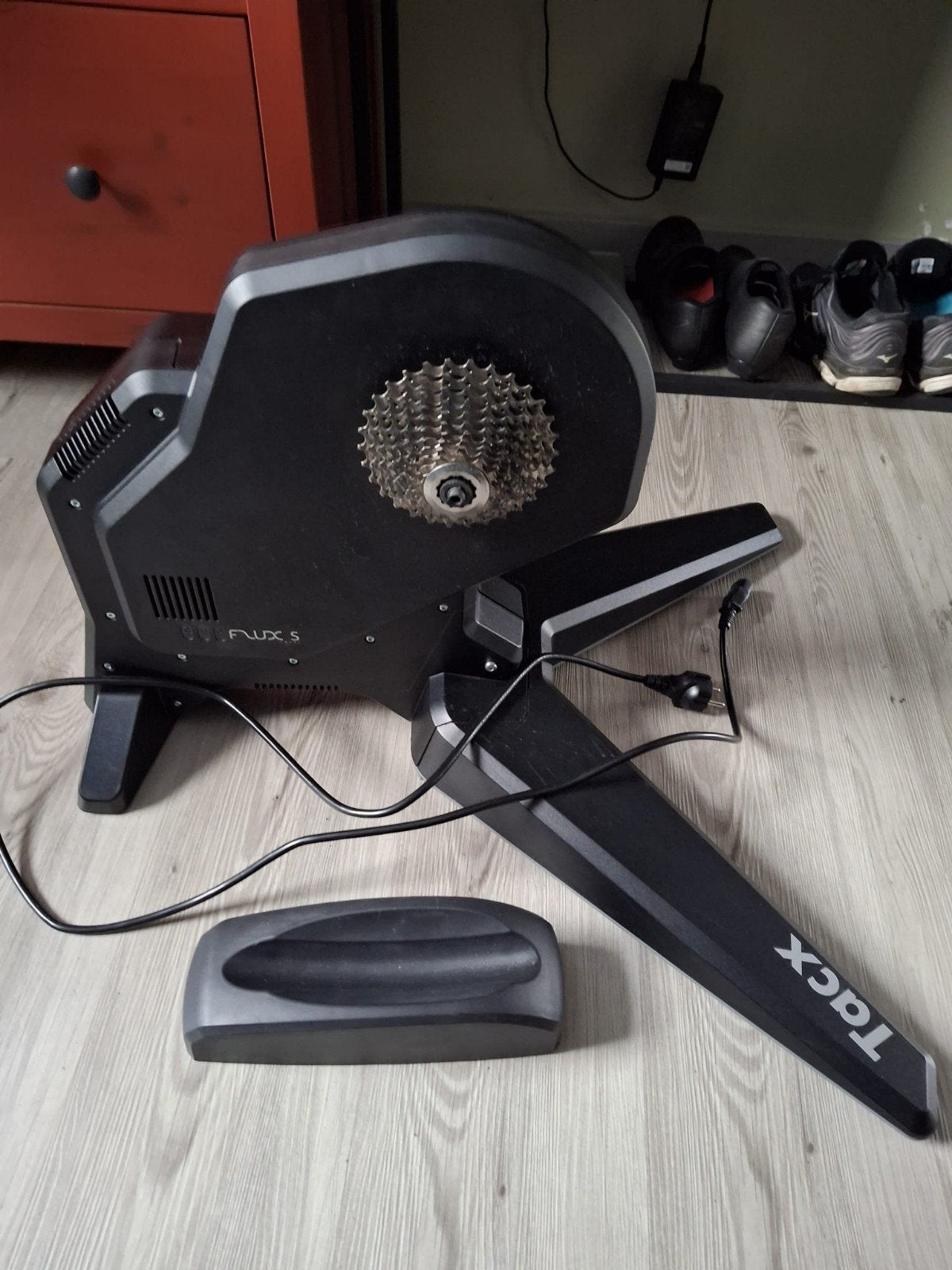 Tacx FLUX S Smart met nieuwe cassette erbij, Ophalen