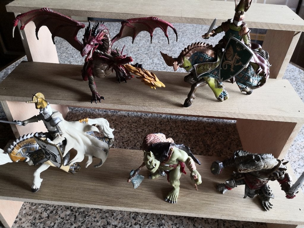 Set fantasy verzamelfiguren (draak, ridders etc), Verzamelen, Ophalen, Fantasy