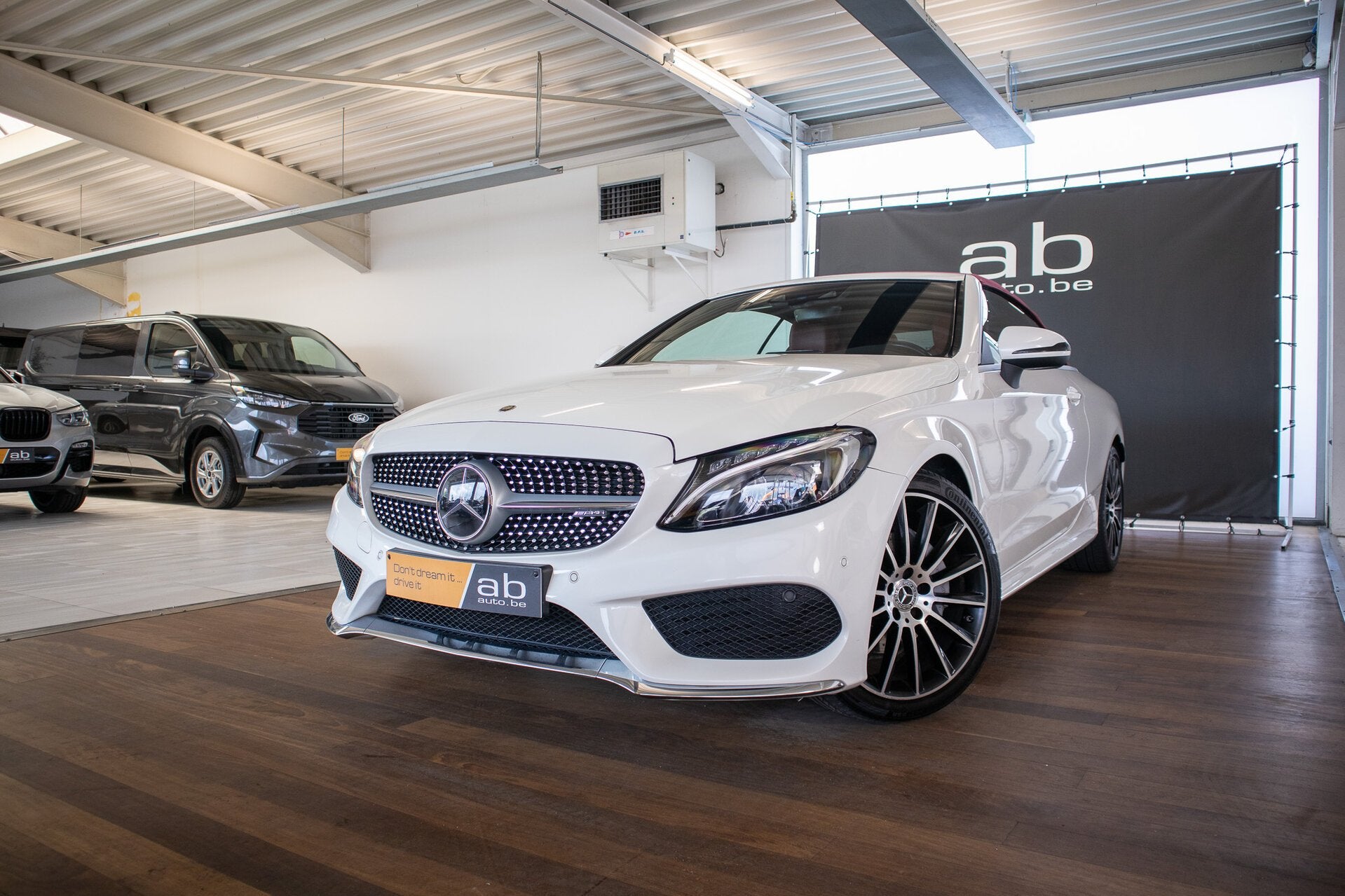 Mercedes-Benz C 180 CABRIO, AMG-LINE, MEMORY SEAT, CAMERA,, Auto's, Mercedes-Benz, Bedrijf, C-Klasse, ABS, Adaptive Cruise Control
