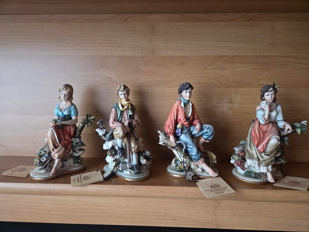 4 jaargetijden beeldjes, Antiek en Kunst, Ophalen