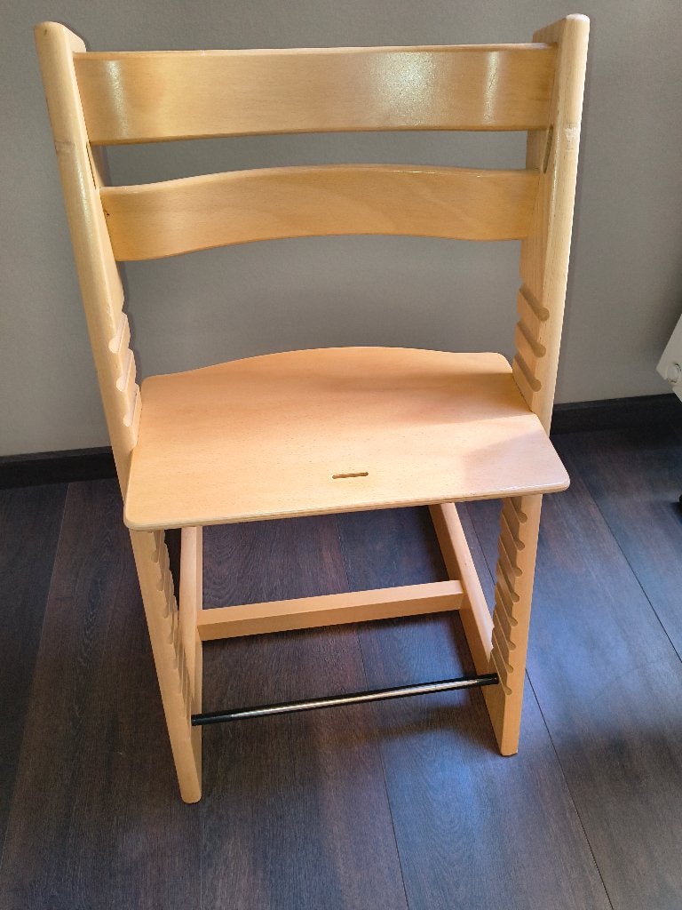 Stokke Tripp Trapp meegroeistoel – Beuken, Enlèvement, Utilisé, Chaise évolutive, Ceinture(s)