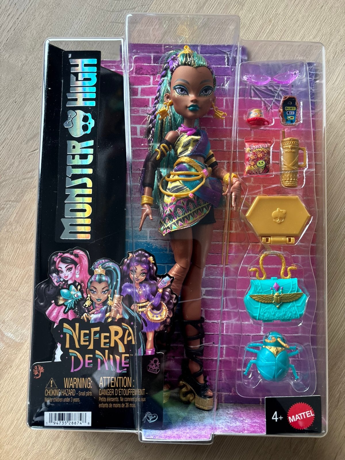 Nouvelle poupée Monster High Nefera de NileG3Core Mattel NIB, Collections, Enlèvement ou Envoi, Neuf