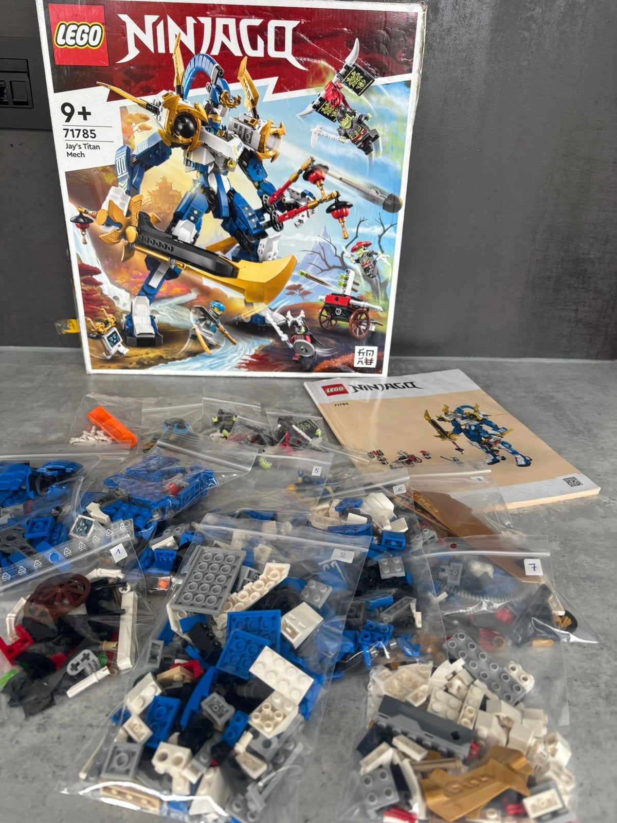 Lego Ninjago 9+ 71785 Jay’s Titan Mech, Ophalen, Complete set, Lego, Ninjago