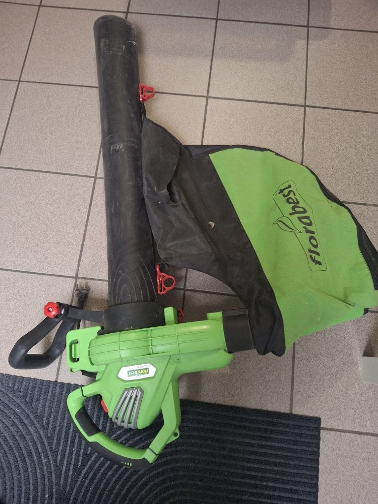 Souffleur/Aspirateur/broyeur de feuilles 3000 W, Jardin & Terrasse, Enlèvement, Utilisé, Électrique, Avec sac de ramassage