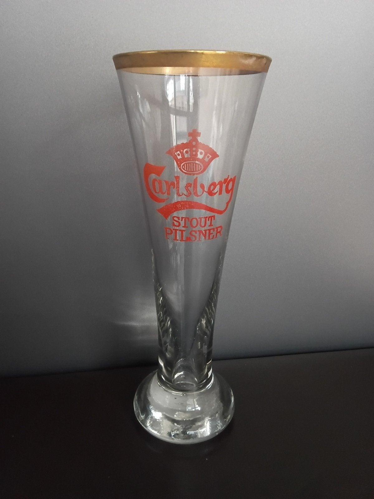 Jaren 50 Carlsberg Stout Pilsner glas, Verzamelen, Ophalen of Verzenden