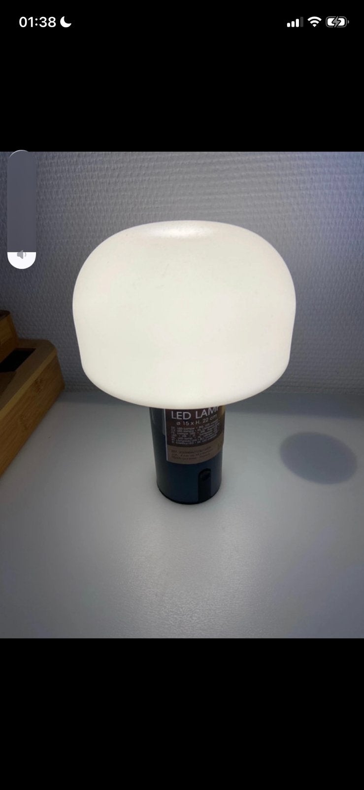 Tafel lamp met kleuren usb, Enlèvement, Neuf