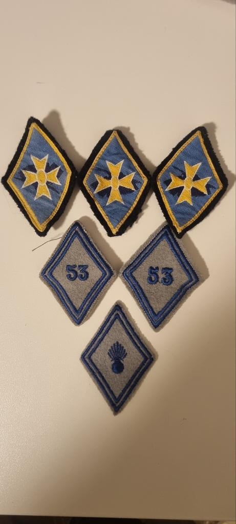 6 écussons armée, Ophalen of Verzenden